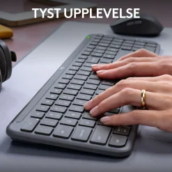Logitech MK950 Signature Slim Trådløst tastatur og mus