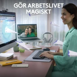 Logitech MK950 Signature Slim Trådløst tastatur og mus