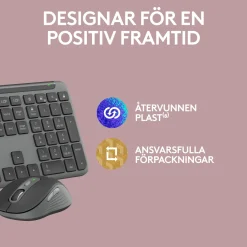 Logitech MK950 Signature Slim Trådløst tastatur og mus
