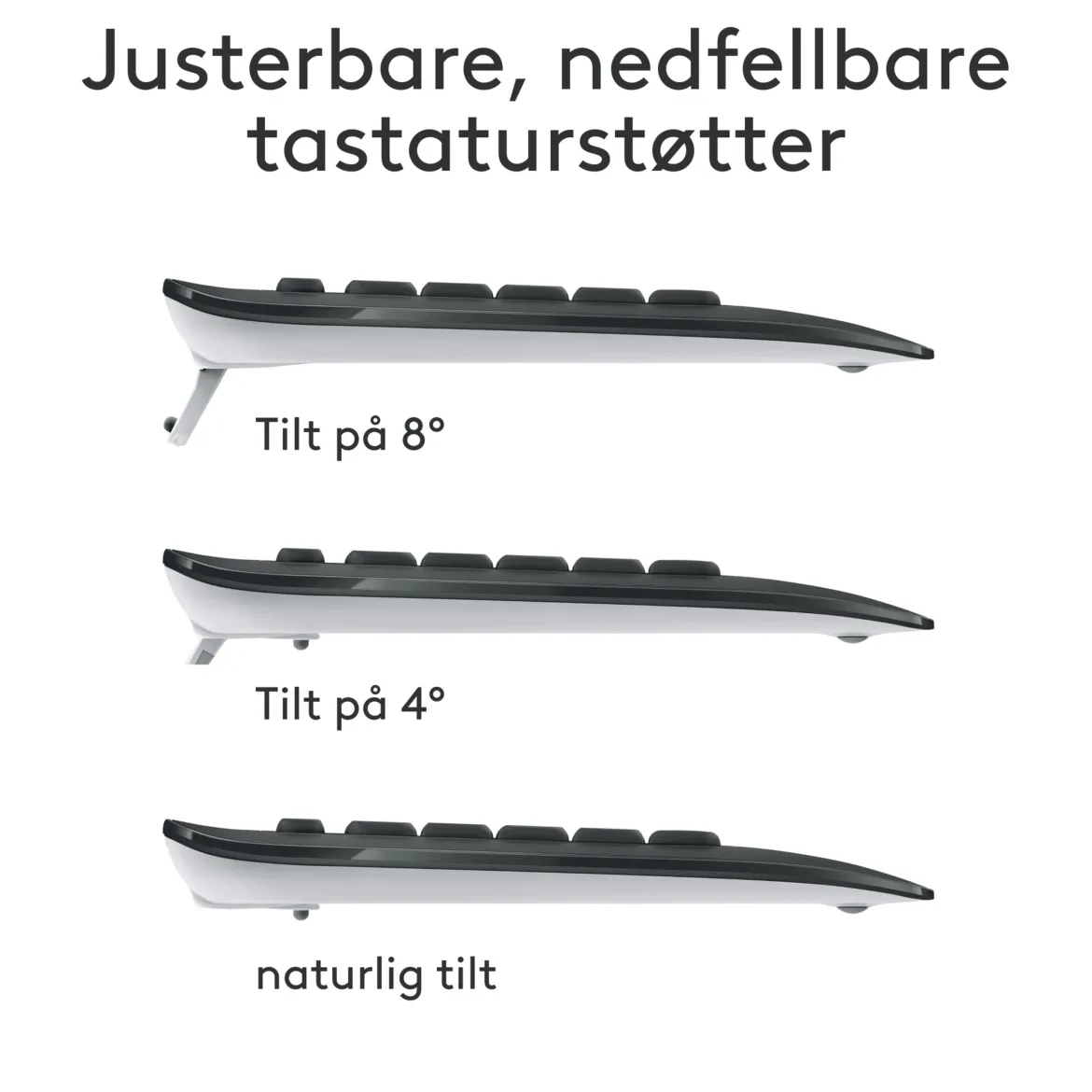 Logitech MK540 Trådløst tastatur og mus