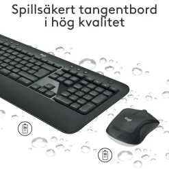 Logitech MK540 Trådløst tastatur og mus