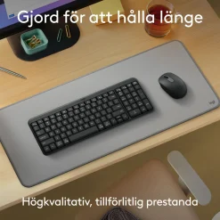 Logitech MK250 trådløst tastatur og mus, Bluetooth