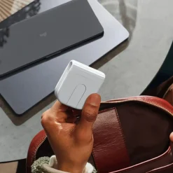 Logitech Mobi Fold sammenklappelig trådløs mus, Off-white