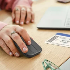 Logitech Mobi Fold sammenklappelig trådløs mus, Grafit