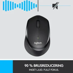 Logitech M330 Silent støjsvag trådløs mus