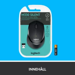Logitech M330 Silent støjsvag trådløs mus