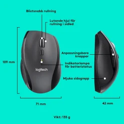 Logitech M705 Trådløs computermus