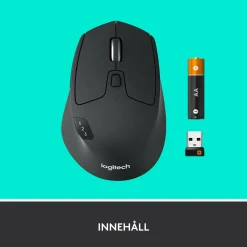 Logitech M720 trådløs mus med Unifying og Bluetooth