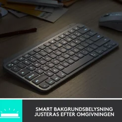 Logitech MX Keys Mini Trådløst tastatur - Grå