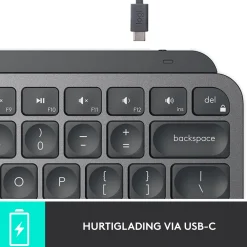 Logitech MX Keys Mini Trådløst tastatur - Grå