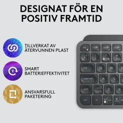 Logitech MX Keys Mini Trådløst tastatur - Grå