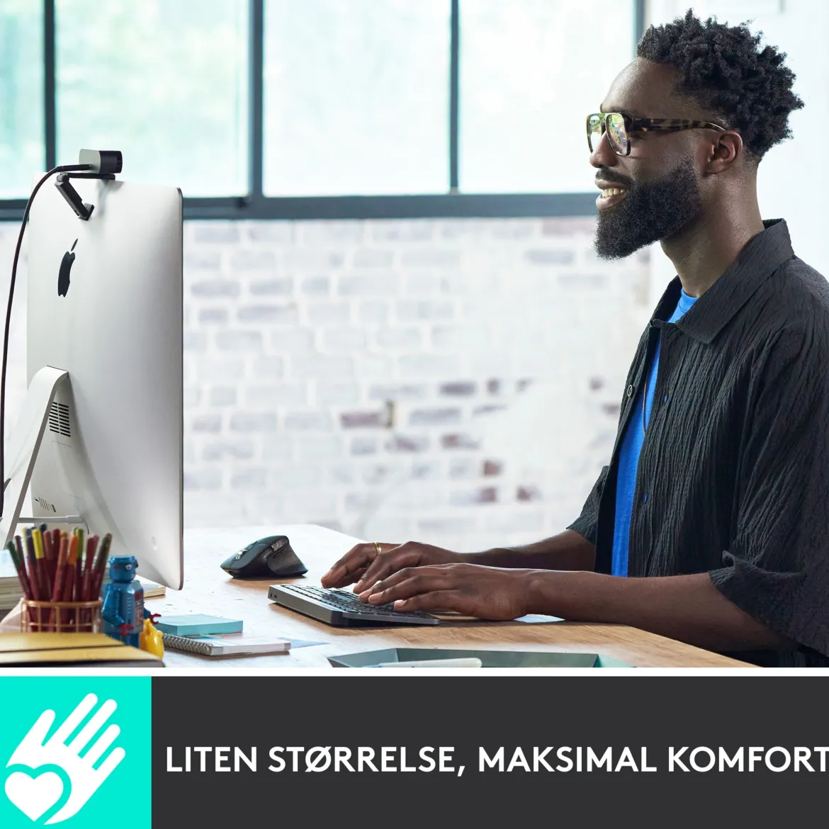 Logitech MX Keys Mini Trådløst tastatur - Grå