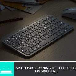 Logitech MX Keys Mini Trådløst tastatur - Grå