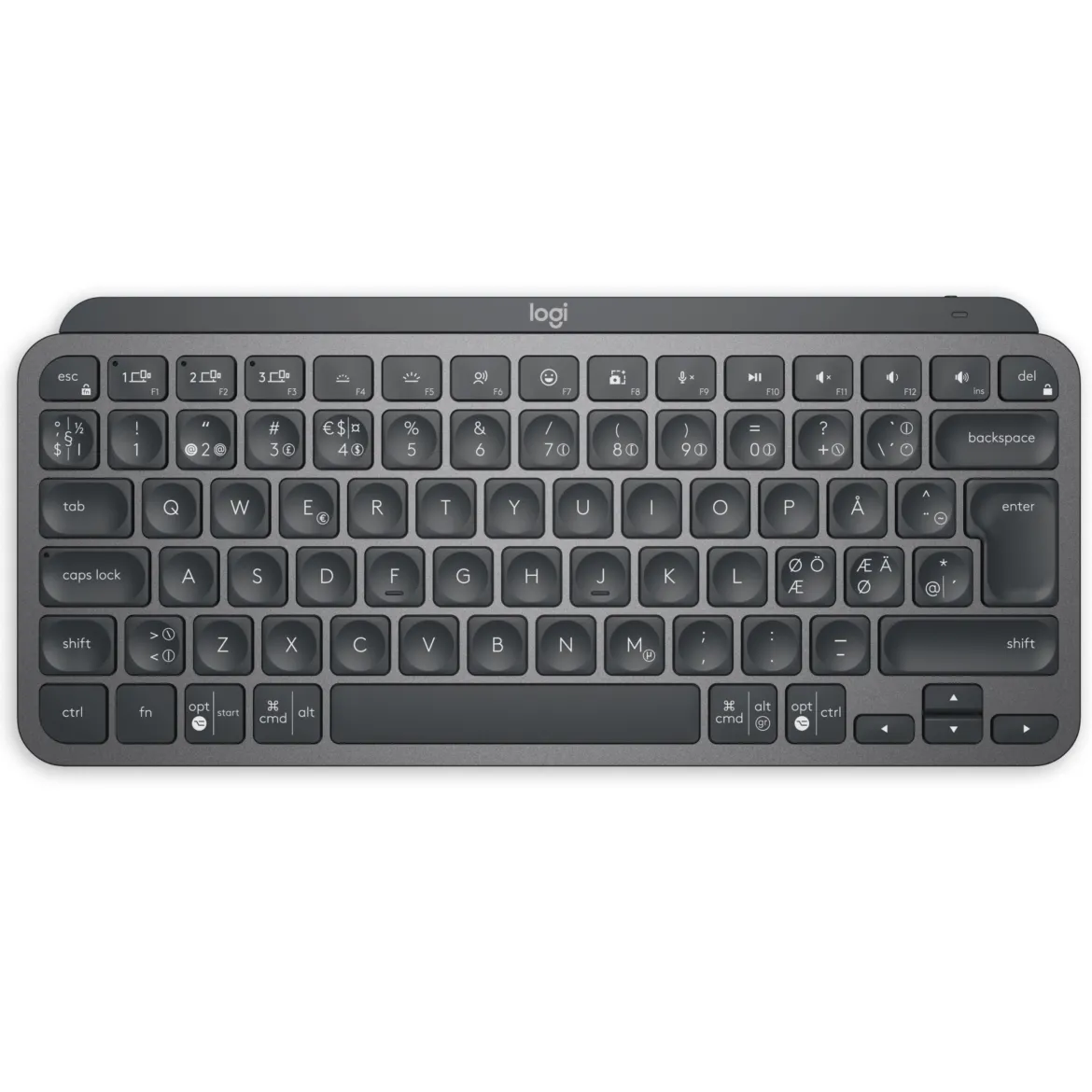 Logitech MX Keys Mini Trådløst tastatur - Grå