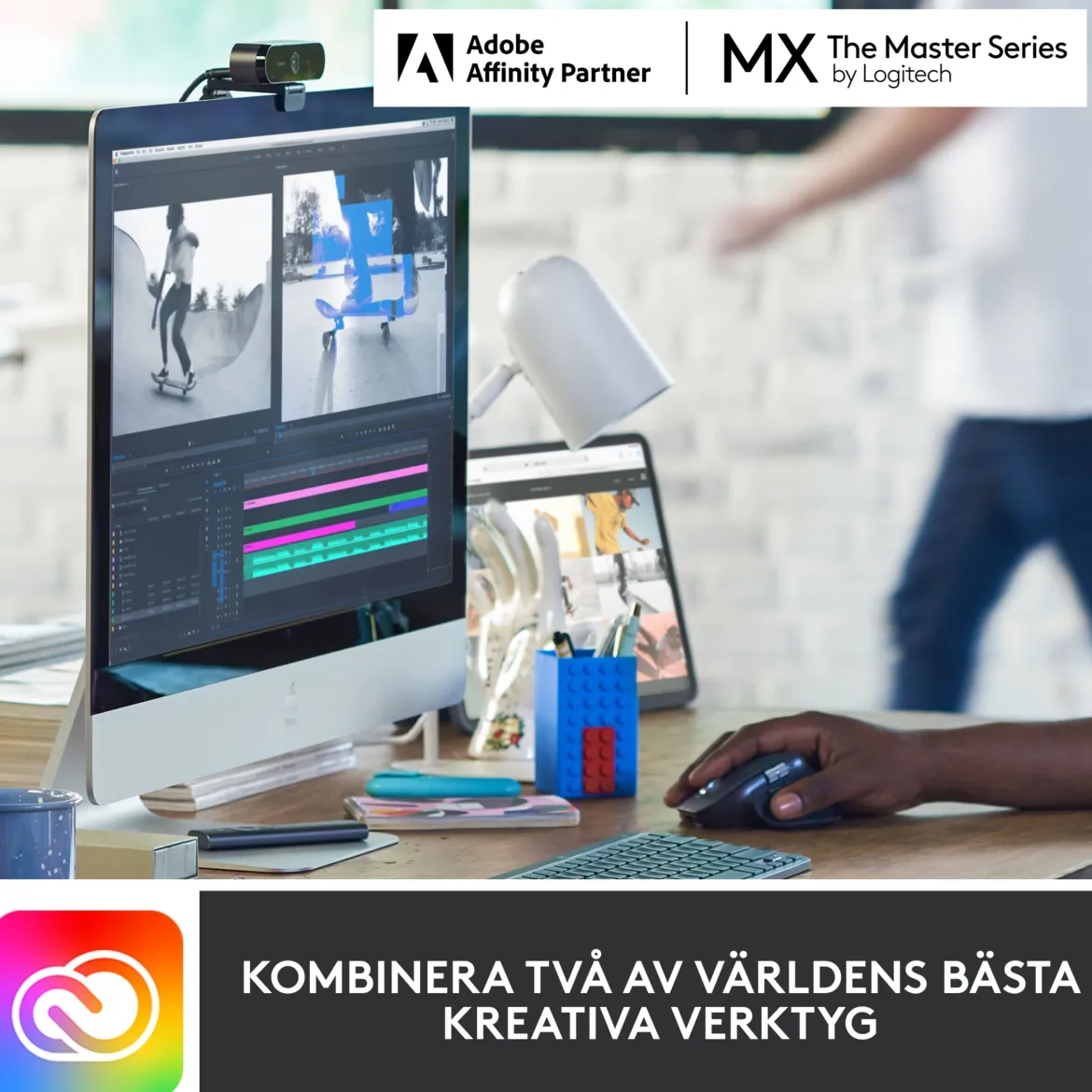 Logitech MX Keys Mini Trådløst tastatur - Grå