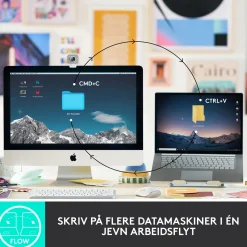 Logitech MX Keys Mini Trådløst tastatur - Grå