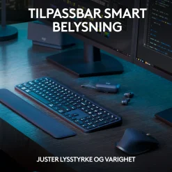 Logitech MX Keys S Trådløst tastatur - Grafit