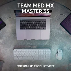 Logitech MX Keys S Trådløst tastatur - Grafit