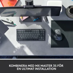 Logitech MX Mechanical Mini trådløst mekanisk tastatur, Tactile Quiet (Brown)