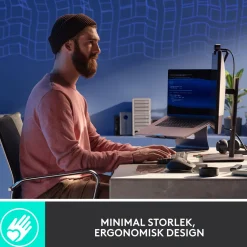 Logitech MX Mechanical Mini trådløst mekanisk tastatur, Tactile Quiet (Brown)