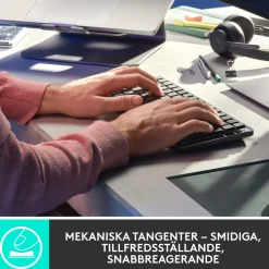 Logitech MX Mechanical Mini trådløst mekanisk tastatur, Tactile Quiet (Brown)