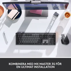 Logitech MX Mechanical trådløst mekanisk tastatur, Tactile Quiet (Brown)
