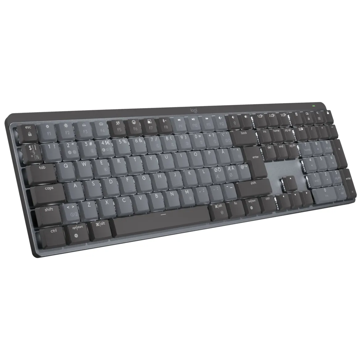 Logitech MX Mechanical trådløst mekanisk tastatur, Tactile Quiet (Brown)