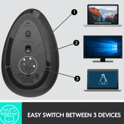 Logitech MX Vertikal Trådløs mus til computer