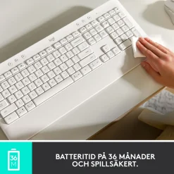 Logitech Signature K650 trådløst tastatur med håndledsstøtte, Graphite