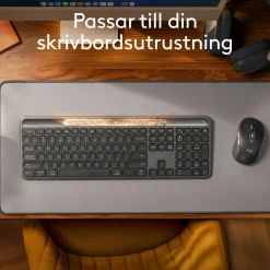 Logitech Signature Slim Solar+ trådløst tastatur med solopladning