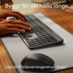 Logitech Signature Slim Solar+ trådløst tastatur med solopladning