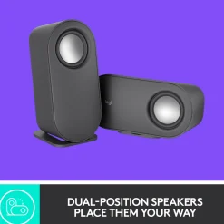 Logitech Z407 højttalersystem med subwoofer og trådløs volumenkontrol
