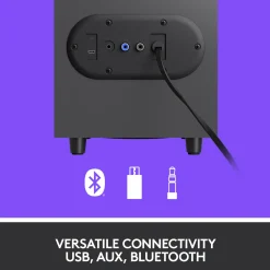 Logitech Z407 højttalersystem med subwoofer og trådløs volumenkontrol