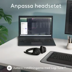 Logitech Zone 300 trådløst Bluetooth-headset, Graphite