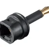 Luxorparts Adapter fra Toslink til Mini-Toslink.