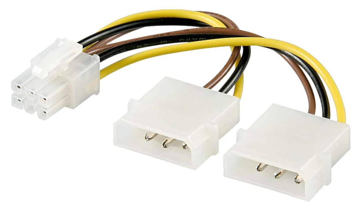 Luxorparts Adapter 6-pin PCI-express
