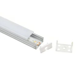 Luxorparts Aluminiumprofil til påmontering på LED-strips.