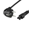 Luxorparts Apparatkabel C5 Sort - 3 m