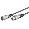 Luxorparts Balanceret XLR-kabel - 1 m, Sort