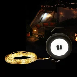 Luxorparts Bærbar campinglygte med LED-lysliste
