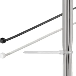 Luxorparts Bundbånd 200x4,8 mm 100-pakning - Sort