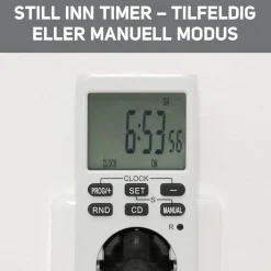 Luxorparts Digital timer 7 dage