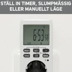 Luxorparts Digital timer 7 dage