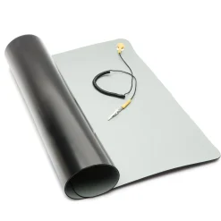 Luxorparts ESD-bordmåtte med jordingsklemme 50x60 cm