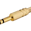 Luxorparts Forgyldt 6,3 mm hanstik Stereo