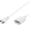 Luxorparts Forlængerledning Ujordet (EU) 2-pak - 2,5 m