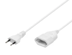 Luxorparts Forlængerledning Ujordet (EU) 2-pak - 2,5 m