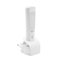 Luxorparts Genopladelig lommelygte og natlampe