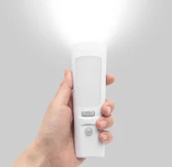 Luxorparts Genopladelig lommelygte og natlampe