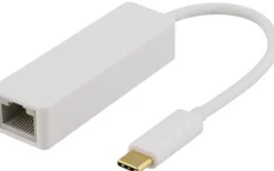 Luxorparts Gigabit-netværkskort USB-C - Hvid